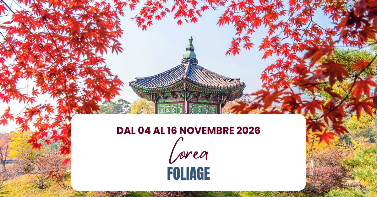 COREA DEL SUD - Foliage 2026 - dal 04 al 16 Novembre 2026